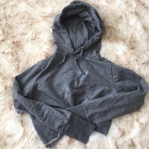 Gymshark Crossback Hoodie in Charcoal Marl
